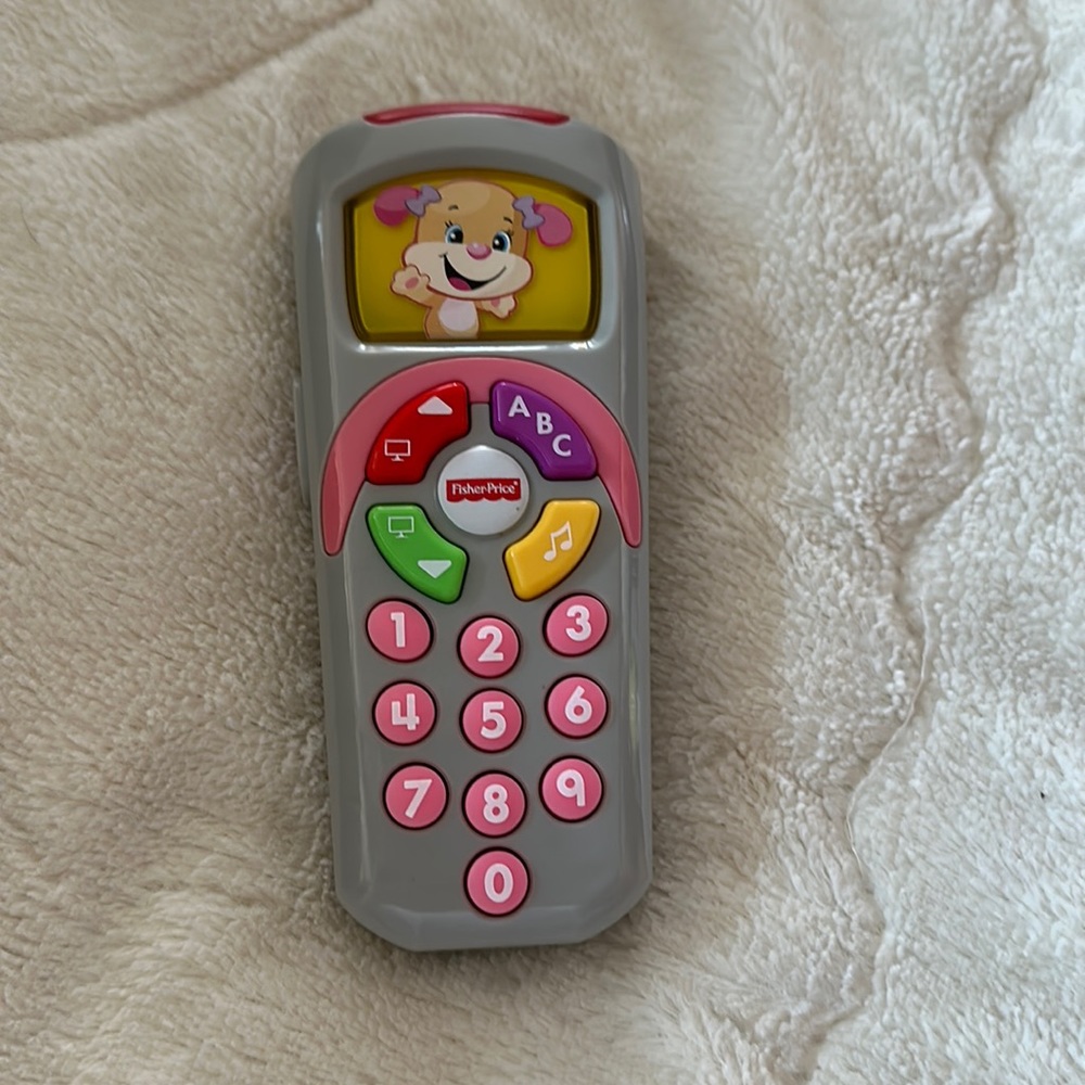 Fisher price education remote phone for babies